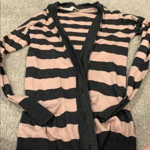 Striped cardigan